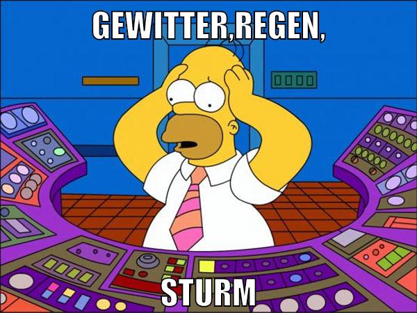 Gewitter,regen, sturm