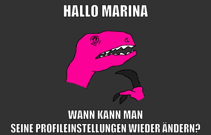 hallo marina wann kann man seine profileinstellungen wieder ändern?