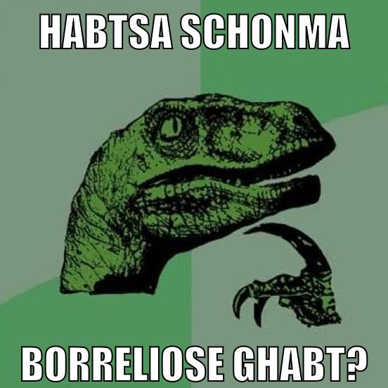 HABTSA SCHONMA borreliose GHABT?