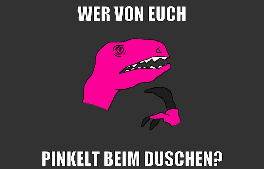 wer von euch pinkelt beim duschen?