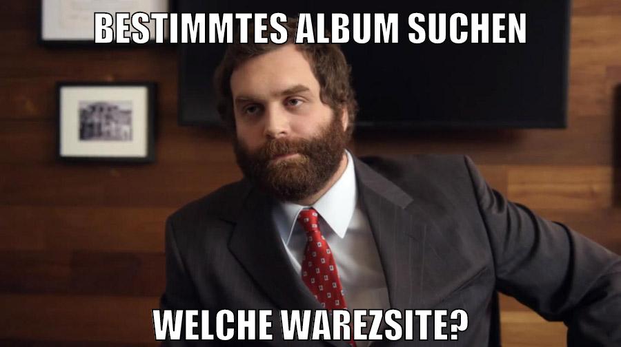 bestimmtes album suchen welche warezsite?