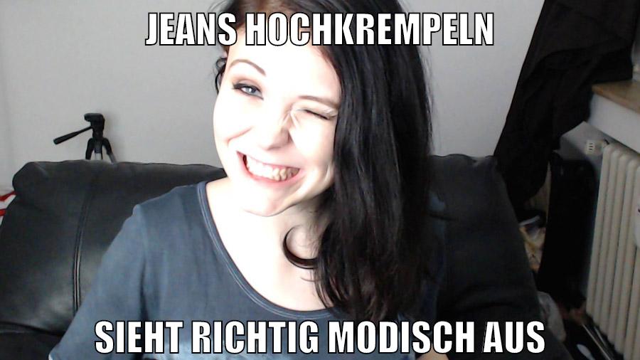 jeans hochkrempeln sieht richtig modisch aus