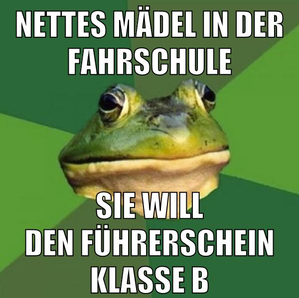 nettes mädel in der fahrschule sie will den führerschein klasse b