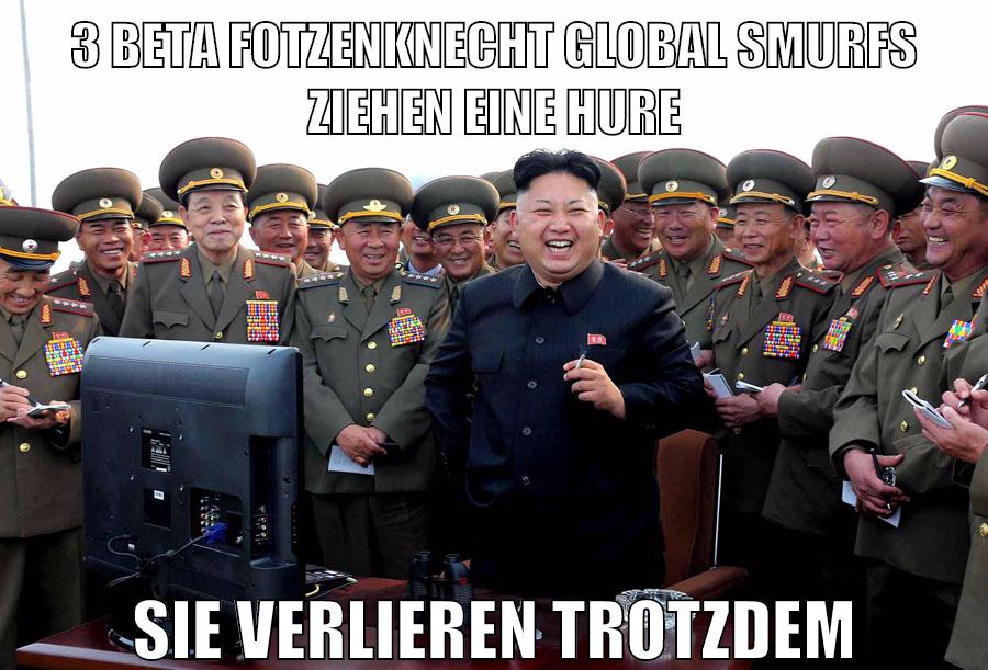 3 beta fotzenknecht global smurfs ziehen eine hure sie verlieren trotzdem