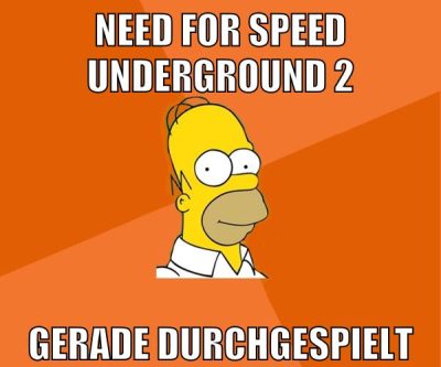 need for speed underground 2 gerade durchgespielt