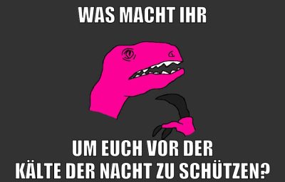 was macht ihr um euch vor der kälte der nacht zu schützen?