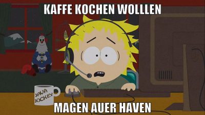 kaffe kochen wolllen magen auer haven