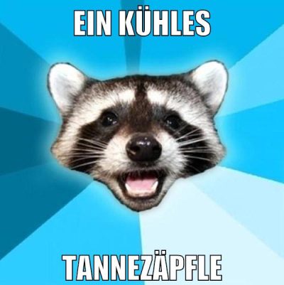 ein kühles tannezäpfle