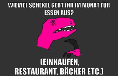 wieviel schekel gebt ihr im monat für essen aus? (einkaufen, restaurant, bäcker etc.)