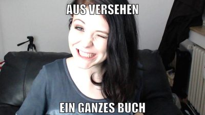 aus versehen ein ganzes buch