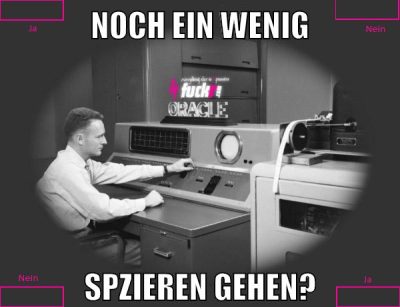 noch ein wenig spzieren gehen?