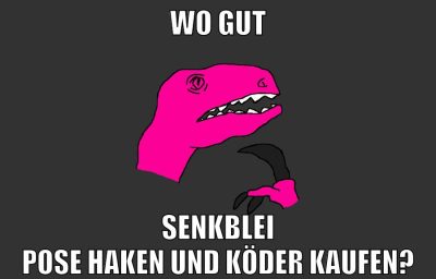 wo gut senkblei pose haken und köder kaufen?