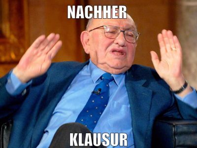 NACHHER KLAUSUR