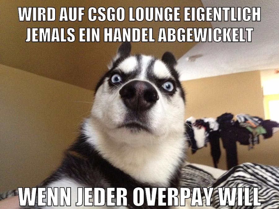 wird auf csgo lounge eigentlich jemals ein handel abgewickelt wenn jeder overpay will