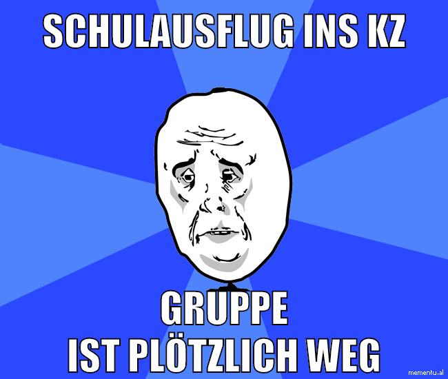 schulausflug ins KZ Gruppe ist plötzlich weg