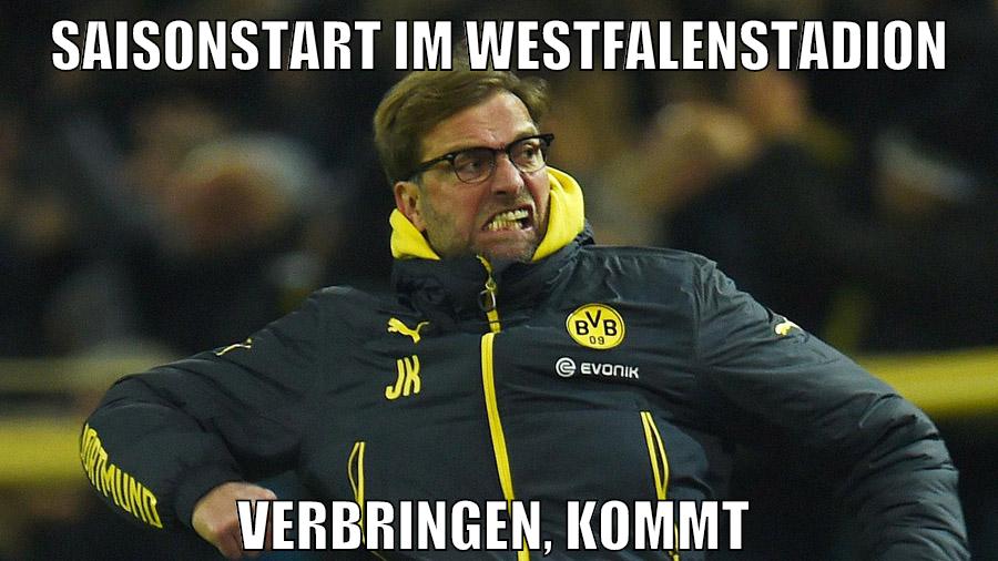 saisonstart im westfalenstadion verbringen, kommt