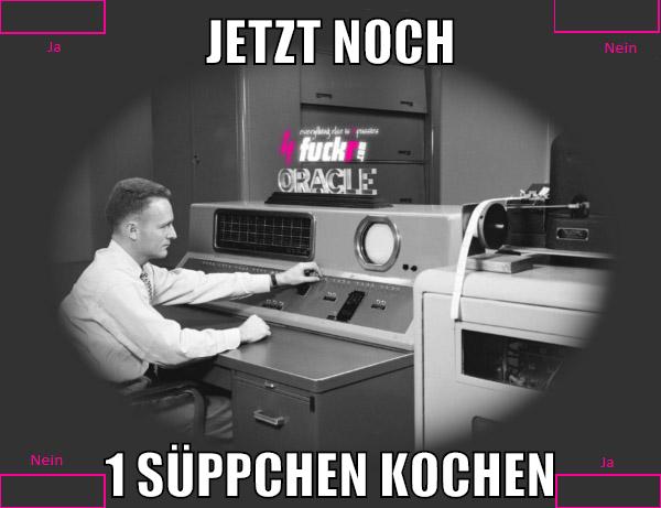 jetzt noch 1 süppchen kochen