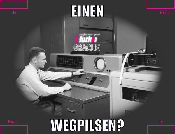 einen wegpilsen?