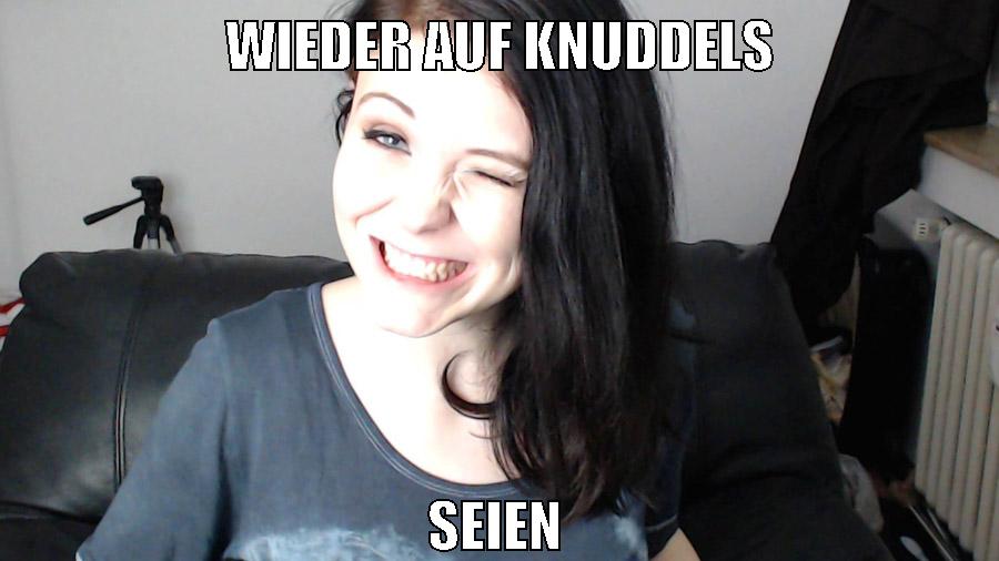 wieder auf knuddels seien