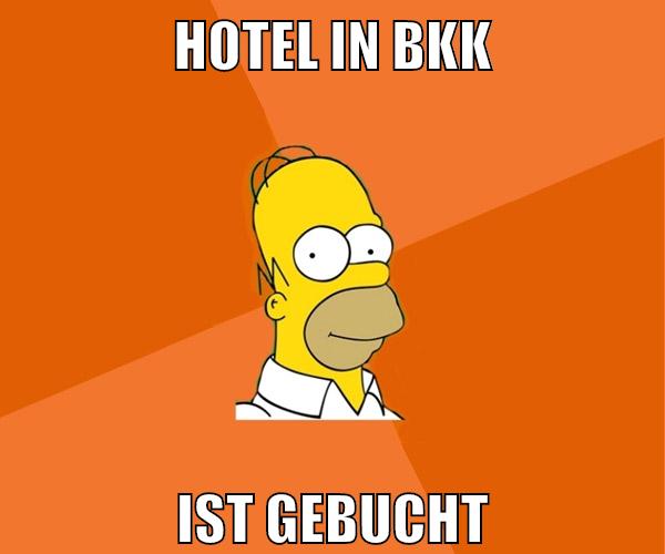 hotel in bkk ist gebucht
