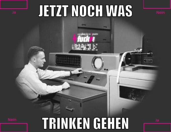 jetzt noch was trinken gehen