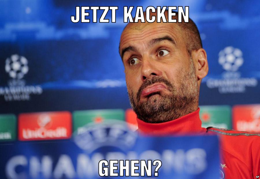 Jetzt kacken Gehen?