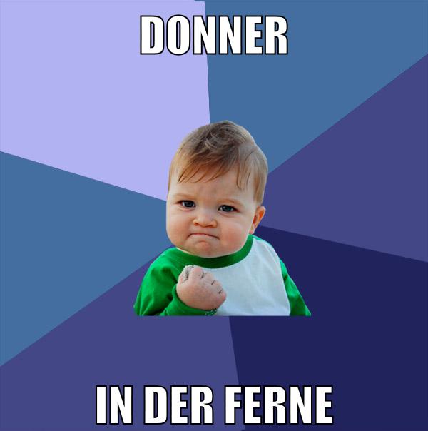 Donner in der ferne