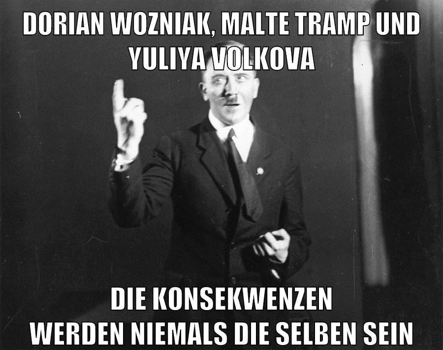 Dorian Wozniak, Malte Tramp und Yuliya Volkova die konsekwenzen werden niemals die selben sein