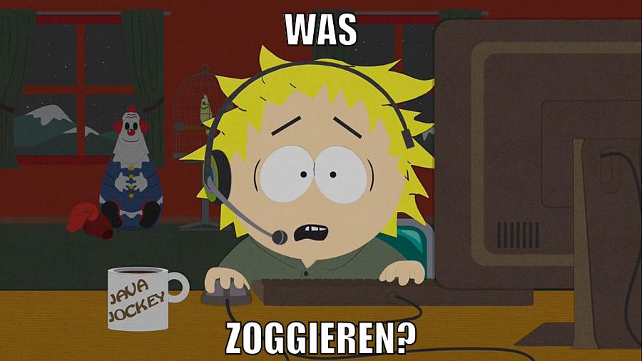 was zoggieren?