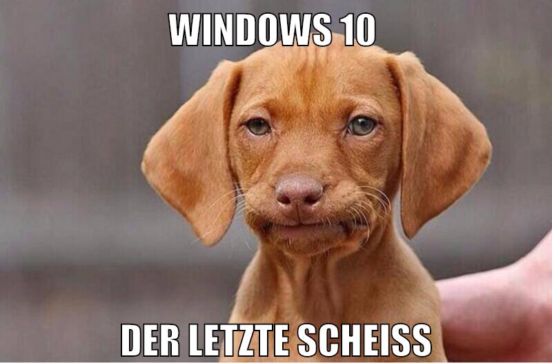 windows 10 der letzte scheiß