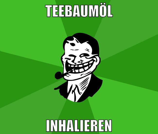 teebaumöl inhalieren