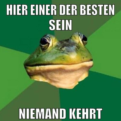 hier einer der besten sein niemand kehrt