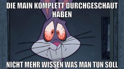 die main komplett durchgeschaut haben nicht mehr wissen was man tun soll