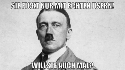 Sie fickt nur mit echten usern! Willste auch mal?