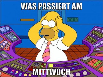 was passiert am mittwoch