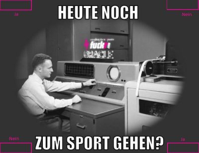 heute noch zum sport gehen?