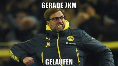 gerade 7km gelaufen