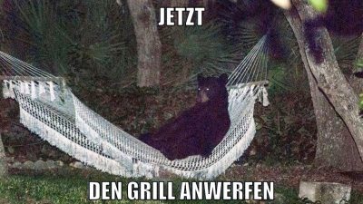 jetzt den grill anwerfen