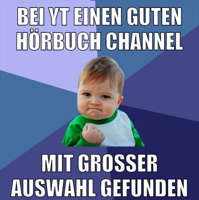 bei yt einen guten hörbuch channel mit großer auswahl gefunden