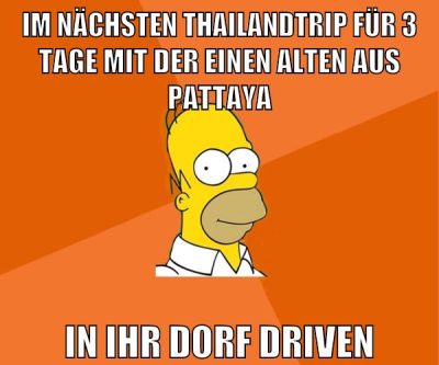 im nächsten thailandtrip für 3 tage mit der einen alten aus pattaya in ihr dorf driven