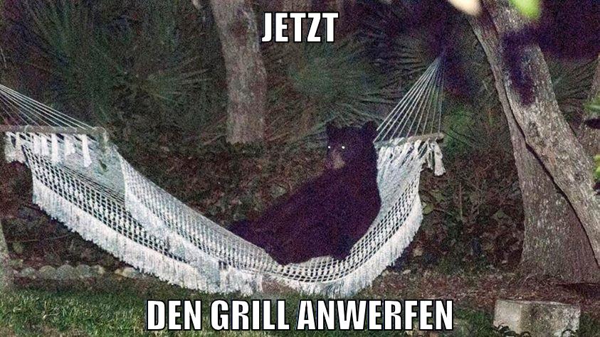 jetzt den grill anwerfen