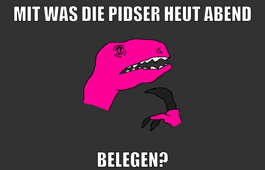 mit was die pidser heut abend belegen?