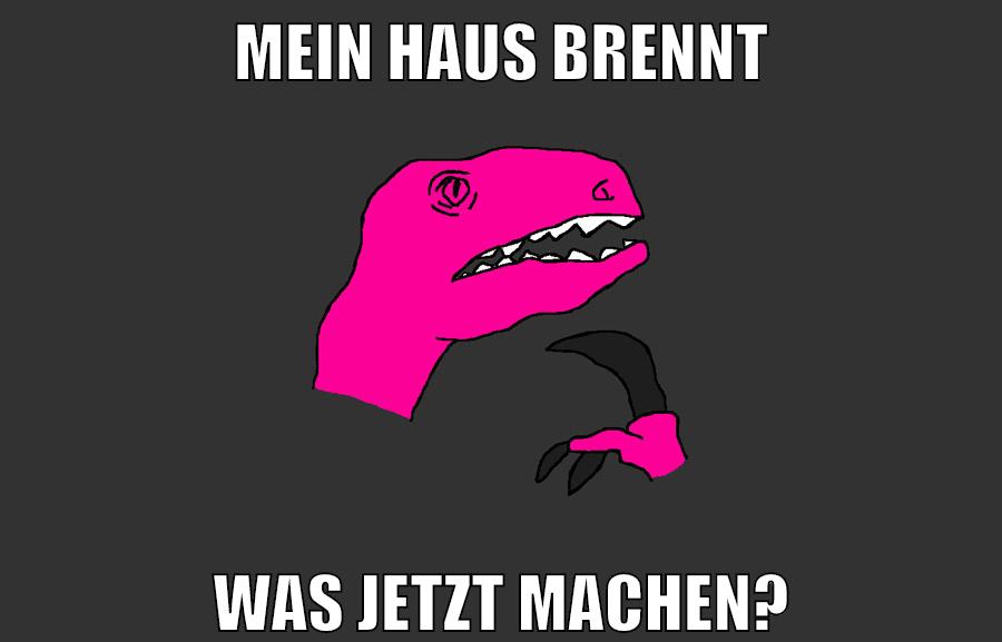 mein haus brennt was jetzt machen?