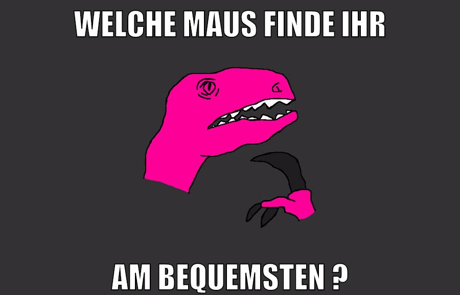 welche maus finde ihr am bequemsten ?