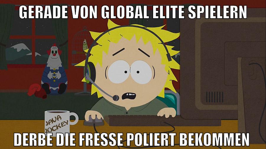 gerade von global elite spielern derbe die fresse Poliert bekommen