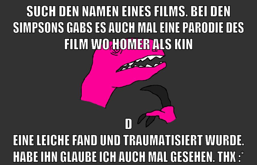 such den namen eines films. bei den simpsons gabs es auch mal eine parodie des film wo homer als kin d eine leiche fand und traumatisiert wurde. habe ihn glaube ich auch mal gesehen. thx :*
