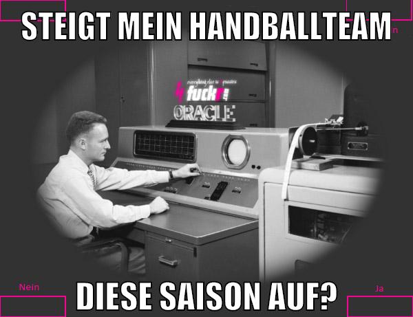 Steigt mein handballteam diese saison auf?