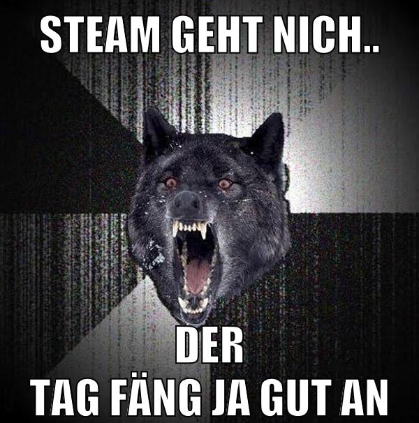 steam geht nich.. der tag fäng ja gut an