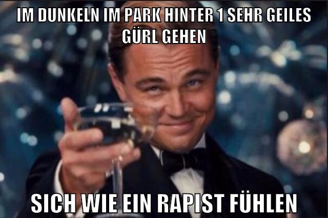 im dunkeln im park hinter 1 sehr geiles gürl gehen sich wie ein rapist fühlen