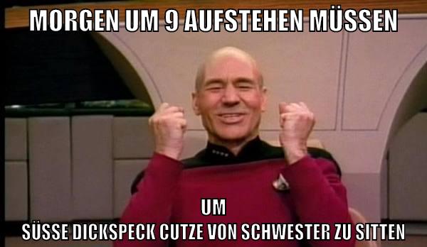morgen um 9 aufstehen müssen um süße dickspeck cutze von schwester zu sitten